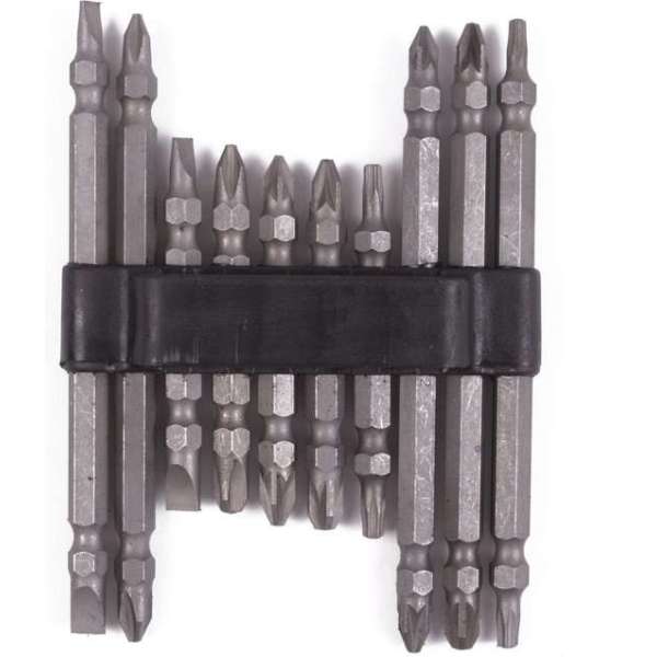 Hofftech Bit Set 65 & 110 mm. Dubbel - 10 delig Hofftech Bit Set 65 & 110 mm. Dubbel - 10 delig
