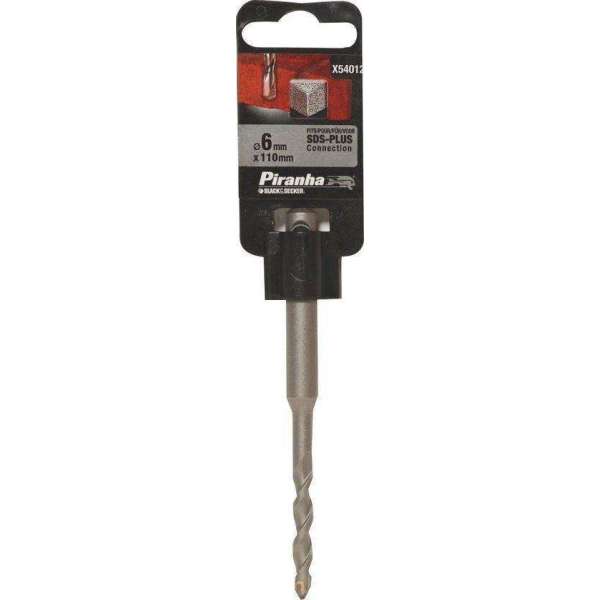 Piranha SDS+ betonboor, 110 mm 6mm X54012 Piranha SDS+ betonboor, 110 mm 6mm X54012