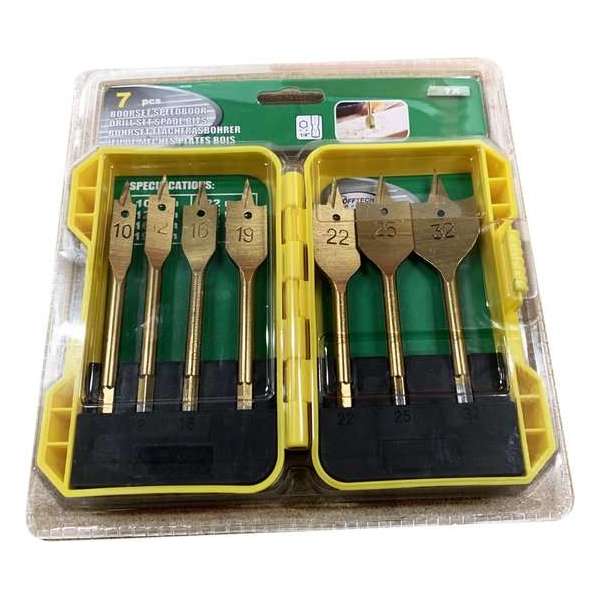 Set van 7 speedboren (voor hout) Set van 7 speedboren (voor hout)