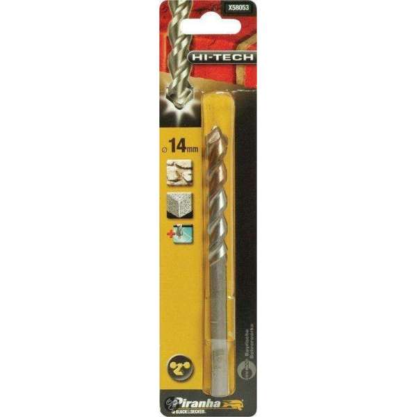 Piranha Hi-Tech bullet boor 14mm met ronde schacht X58053 Piranha Hi-Tech bullet boor 14mm met ronde schacht X58053