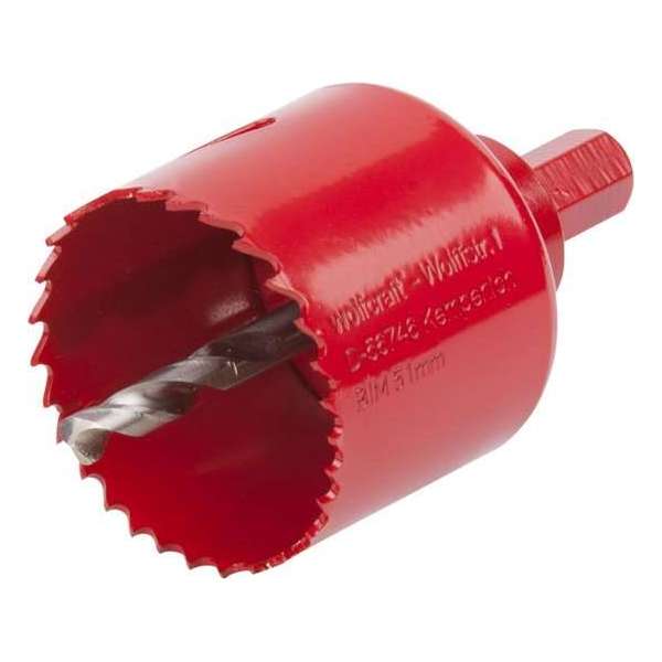 wolfcraft Gatzaag van BiM compleet met adapter en centerboor, snijdiepte 40 mm artikel nr. 5471000 wolfcraft Gatzaag van BiM compleet met adapter en centerboor, snijdiepte 40 mm artikel nr. 5471000