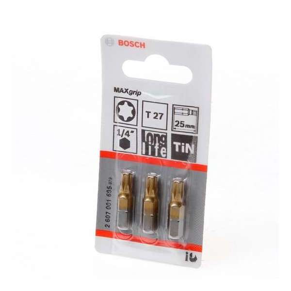 Bosch - MAXGRIP/T27 - 3 stuks Bosch - MAXGRIP/T27 - 3 stuks
