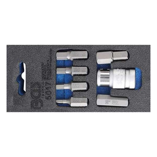 Inbus bitset 7 delig 3/8" BGS 5017 Inbus bitset 7 delig 3/8" BGS 5017