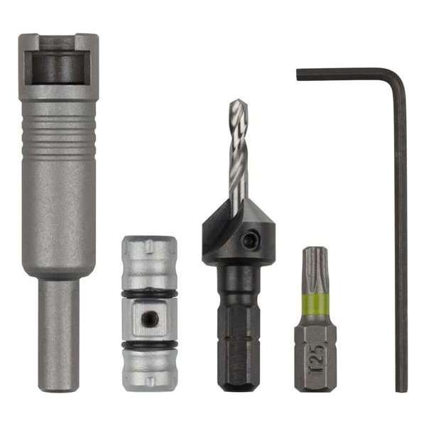 wolfcraft 5-delige Flipbit starterset wolfcraft 5-delige Flipbit starterset