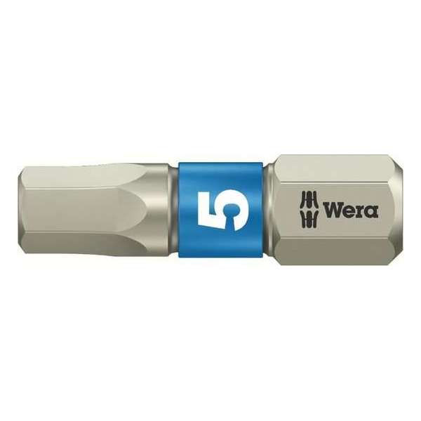 Wera 05071070001 1/4" RVS Inbus Bit - 1.5 x 25mm Wera 05071070001 1/4" RVS Inbus Bit - 1.5 x 25mm