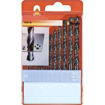 KWB HSS Borenset - 1,5-6,5 mm - 13-D -elig