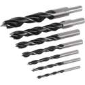 Silverline Houtboor Set - 4 t/m 16 mm. - 7 Delig