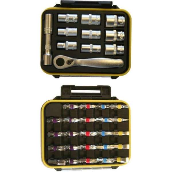 Höfftech bit doppenset + ratel 36-delig Höfftech bit doppenset + ratel 36-delig
