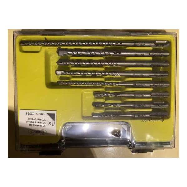 8 delige SDS boren set 8 delige SDS boren set