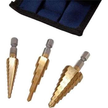 Westfalia TIN stapboren set, 3 stuks