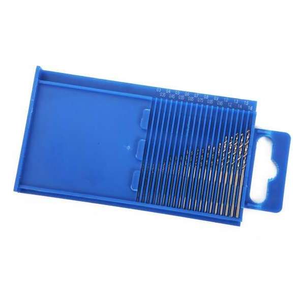 HBM 20 Delige HSS Borenset 0,3 - 1,6mm HBM 20 Delige HSS Borenset 0,3 - 1,6mm