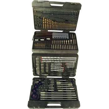 Silverline Geassorteerde Boor Bit Set in Koffer - 204 Delig Set