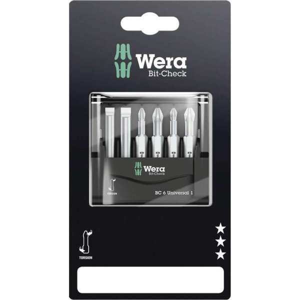 WERA Bit-Check 6 Universal 1 SB WERA Bit-Check 6 Universal 1 SB