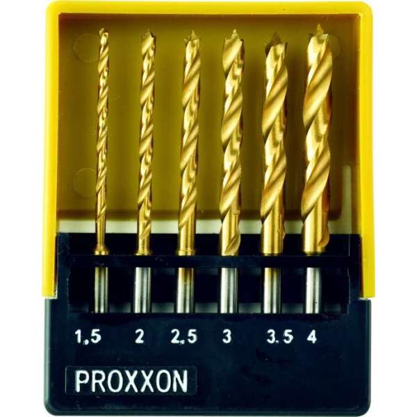 Proxxon - Hss Spiraalborenset 6-dlg. (Pr28876) Proxxon - Hss Spiraalborenset 6-dlg. (Pr28876)