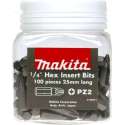 Makita P-49971 100x PZ2 x 25mm in pot