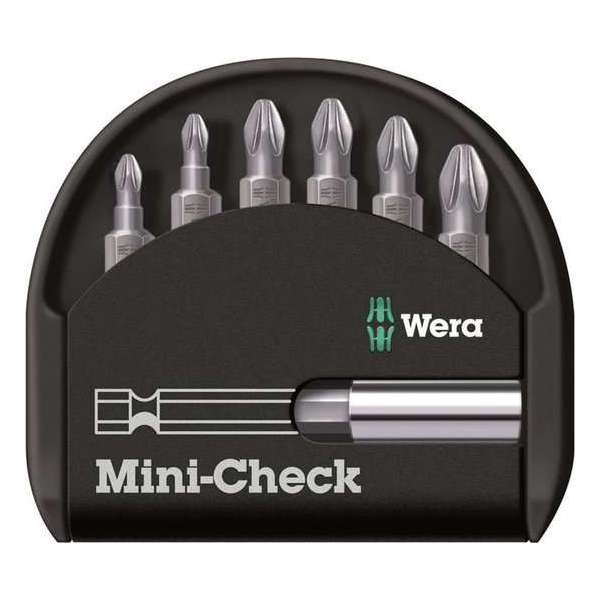 Wera 05056296001 7-delige Bit-Check 7 Universal 1 Bitset - Pozidrive Wera 05056296001 7-delige Bit-Check 7 Universal 1 Bitset - Pozidrive