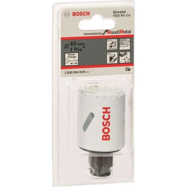 Bosch 2608594212 Gatzaag Progressor - HSS BiMetaal - 40 mm Bosch 2608594212 Gatzaag Progressor - HSS BiMetaal - 40 mm