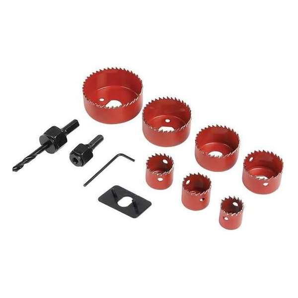 Silverline Gatenzaag Set - 21 t/m 64 mm. Diameter - 11 Delig Silverline Gatenzaag Set - 21 t/m 64 mm. Diameter - 11 Delig