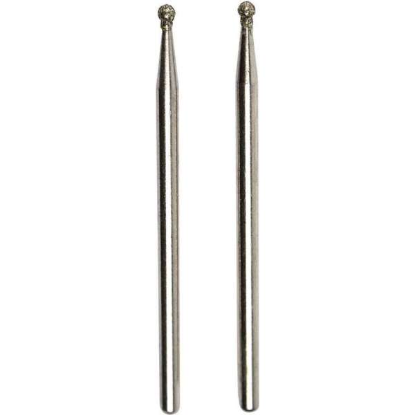 Diamant slijpstiften kogel Ø 1.8 mm. 2 st. Diamant slijpstiften kogel Ø 1.8 mm. 2 st.