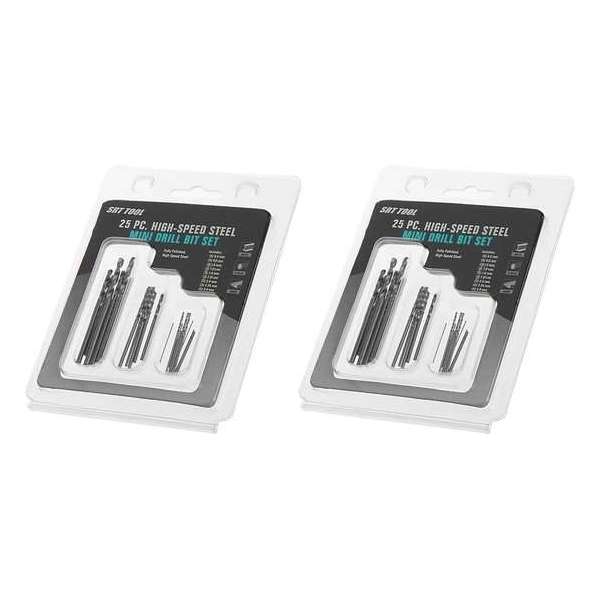 Set van 50 micro hss boortjes (2 doosjes) Set van 50 micro hss boortjes (2 doosjes)