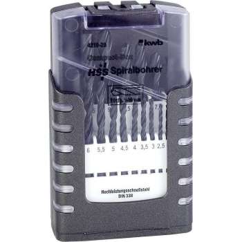 KWB HSS Borenset - 1-10 mm - 19-delig
