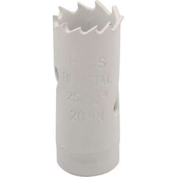 Silverline Bimetalen Gatenzaag - Ø 20 mm. - Aluminium, brons, koper, PVC, acryl en hout