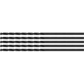 Set van 5 metaalboren, extra lang (3.0x300 mm)