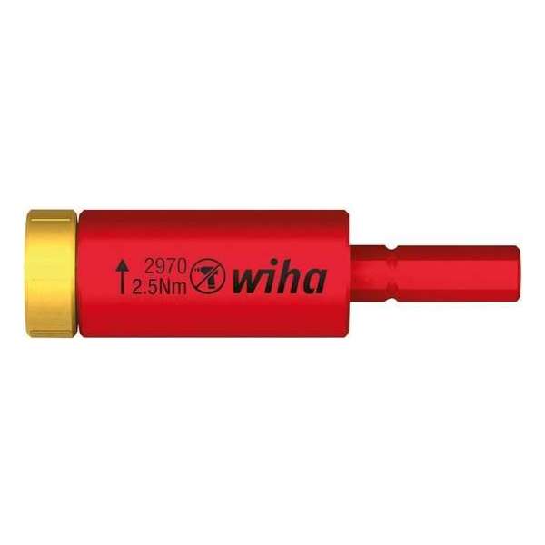 Wiha 29701280 Moment easyTorque adapter electric voor slimBits en slimVario houder - 2,8 Nm Wiha 29701280 Moment easyTorque adapter electric voor slimBits en slimVario houder - 2,8 Nm