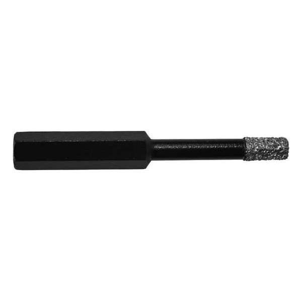 Tegelboor 12mm droog - BlackPower - HEX Tegelboor 12mm droog - BlackPower - HEX
