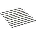 Silverline Lange Metaalboor Rolgewalst HSS-R - 3 x 100 mm - 10 stuks