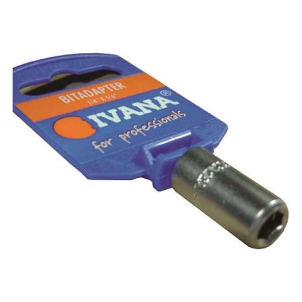 Ivana bitadapter 1/4 vierkant naar 1/4 zeskant ratel naar bit Ivana bitadapter 1/4 vierkant naar 1/4 zeskant ratel naar bit