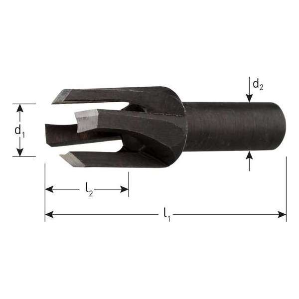 Proppenboor WS ø 8 mm Proppenboor WS ø 8 mm