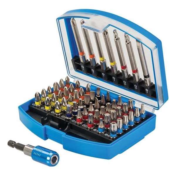 Silverline 56-delige kleur-gecodeerde bit set Silverline 56-delige kleur-gecodeerde bit set