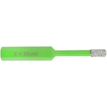 Reca Diamantboor / tegelboor Diadrill keramiek zeskant - 5 mm - mini - droog - met koelwas