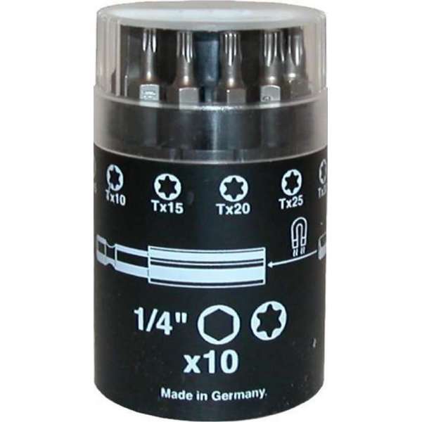 Ironside Bitbox Torx - Inbus - 10-Delig Ironside Bitbox Torx - Inbus - 10-Delig