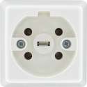 Kopp Perilex opbouw wandcontactdoos 16A 230-240V wit