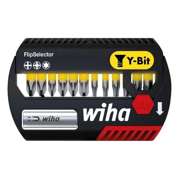 Wiha FlipSelector Y-bit set 25 mm 13-delig 41827 Wiha FlipSelector Y-bit set 25 mm 13-delig 41827