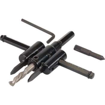 Silverline Verstelbare Gatensnijder - 30 t/m 120 mm.