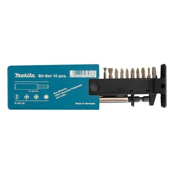 Makita P-16782 Schroefbitset 11-delig Makita P-16782 Schroefbitset 11-delig