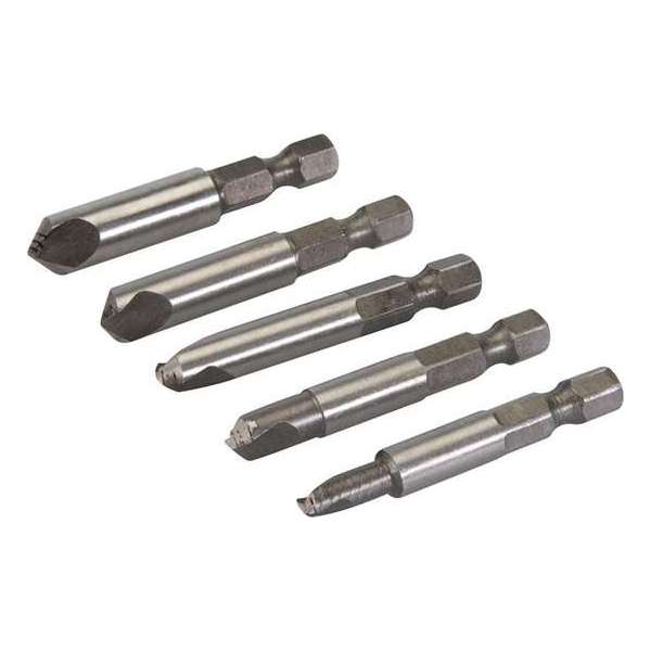 Silverline Beschadigde Schroef Verwijder Set 50 mm. - 5 Delig Silverline Beschadigde Schroef Verwijder Set 50 mm. - 5 Delig