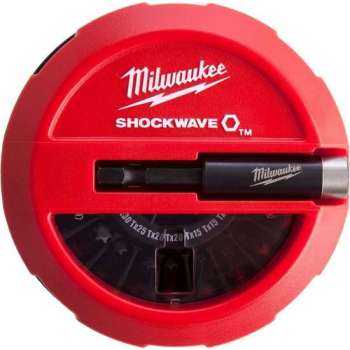 Milwaukee 4932430904 Shockwave Puck set 15 delige impact duty bitset in cassette