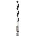 KWB Houtspiraalboren met zeskanthouder 1/4" 3mm