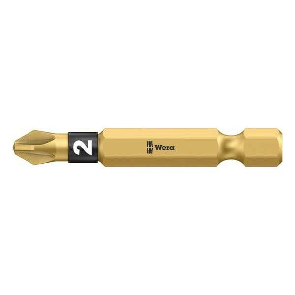 Wera 05059902001 1/4" Pozidrive BiTorsion Diamond Bit - PZ2 x 50mm Wera 05059902001 1/4" Pozidrive BiTorsion Diamond Bit - PZ2 x 50mm