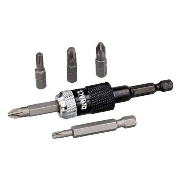 Dewalt DT71514 Compacte Rapid Schroefbitadapter + Bits 6-delig Dewalt DT71514 Compacte Rapid Schroefbitadapter + Bits 6-delig