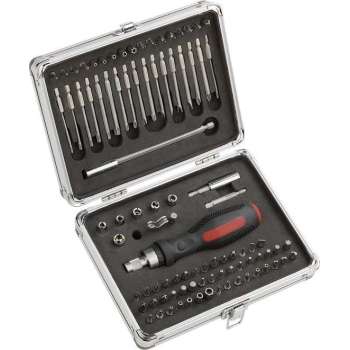 KWB Bit-Set in Aluminiumkoffer - 92-delig