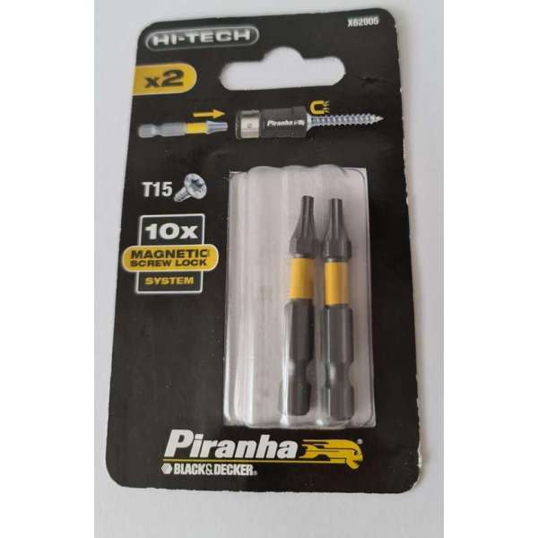 Screwlock schroefbits T15 50mm x2 Screwlock schroefbits T15 50mm x2