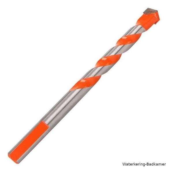 Tegel boor 6 mm - Tegels - boren - badkamer - gereedschap - marmer - keramiek - glas boor - klussen Tegel boor 6 mm - Tegels - boren - badkamer - gereedschap - marmer - keramiek - glas boor - klussen
