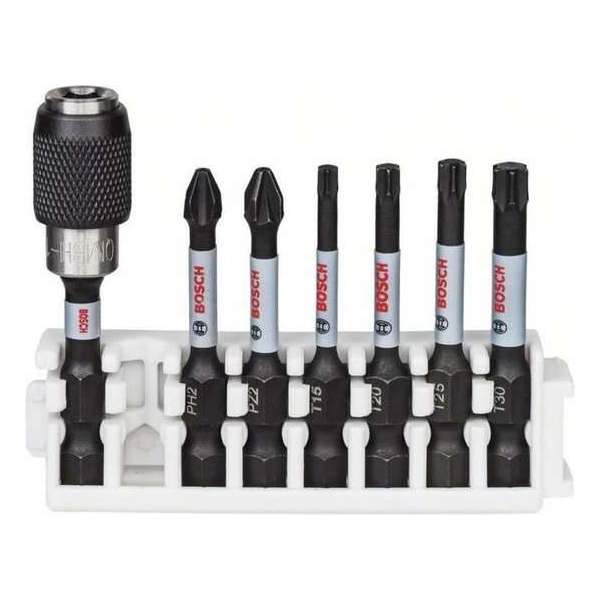 Impact Power Bit 50mm, 7x, bithouder Impact Power Bit 50mm, 7x, bithouder