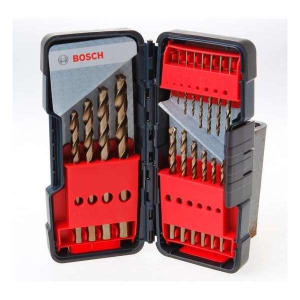 HSS-Co borenbox 18-delig diameter 1-10mm HSS-Co borenbox 18-delig diameter 1-10mm