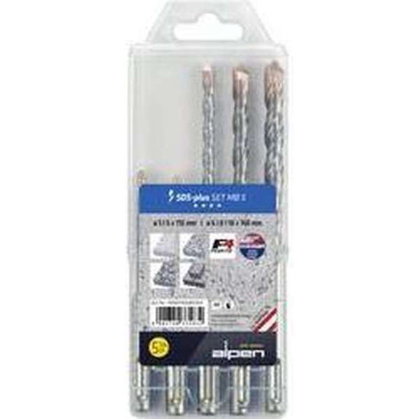 Alpen Set SDS Boren 5-10 mm - 5-delig Alpen Set SDS Boren 5-10 mm - 5-delig